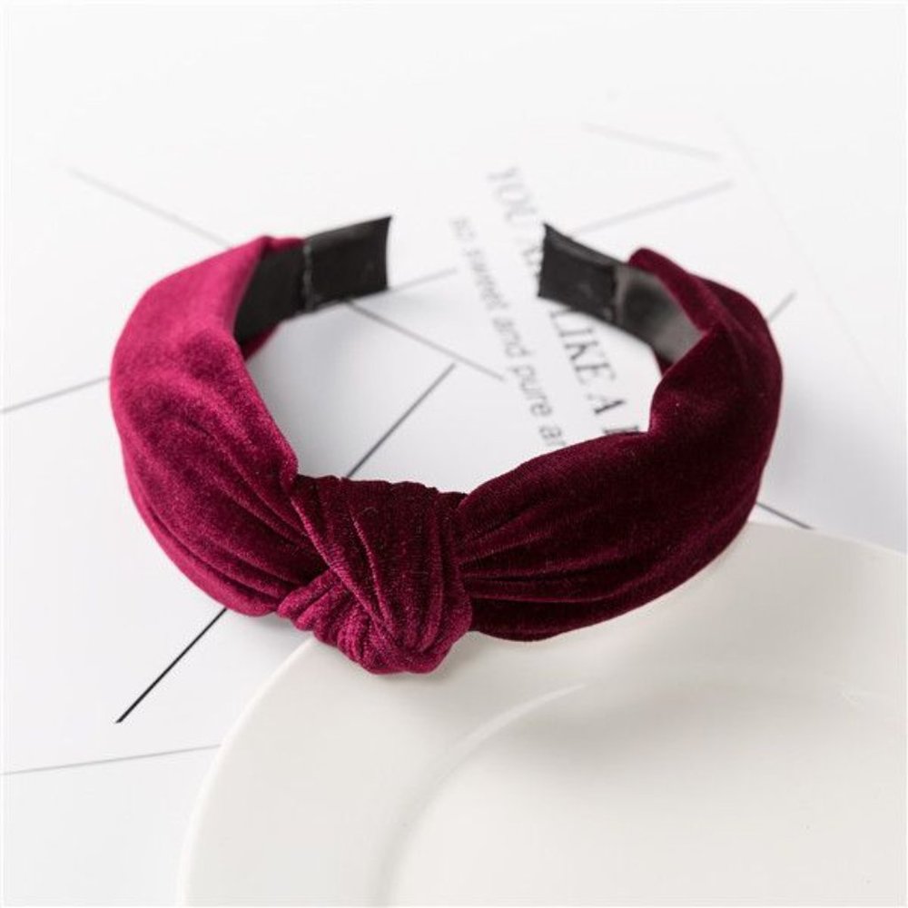 2 for $10 - Velvet Knot Headband - Picture 5 of 10